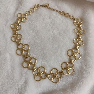 Stella & Dot Jewelry - Golden Circular Long Chain Necklace Stella & Dot Jewelry - Golden Circular Long Chain Necklace